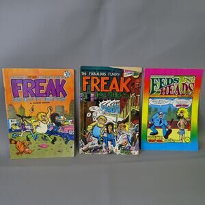 Fabulous Furry Freak Brothers Underground Comic G Shelton Rip Off Press #1 #2